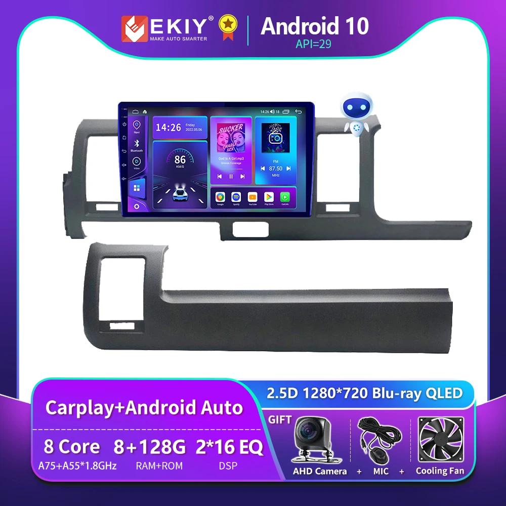 EKIY T900 8G 128G TOYOTA HIACE 2010 2011 2012 2013 2014 2015 2016 2017 2018 RHD ڵ  Ž GPS ڵ ȵ̵ Carplay  